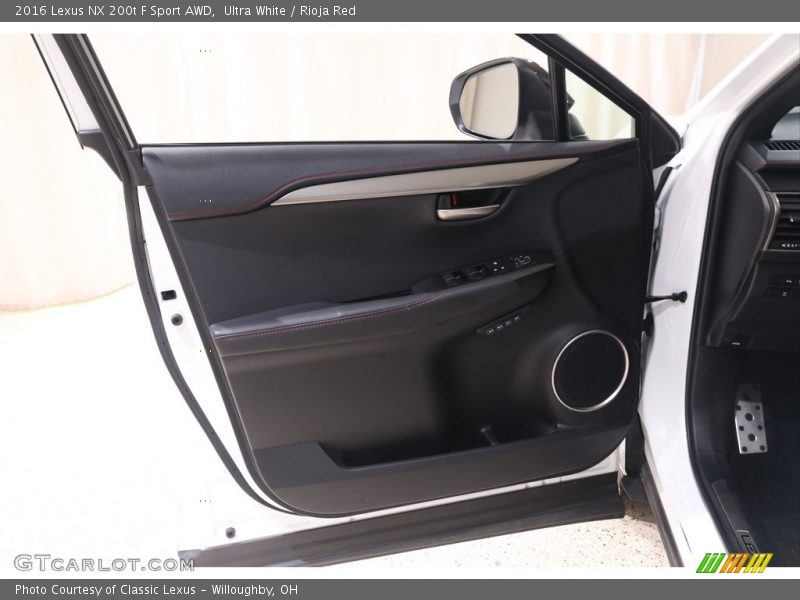 Ultra White / Rioja Red 2016 Lexus NX 200t F Sport AWD