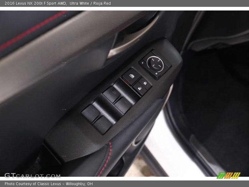 Ultra White / Rioja Red 2016 Lexus NX 200t F Sport AWD