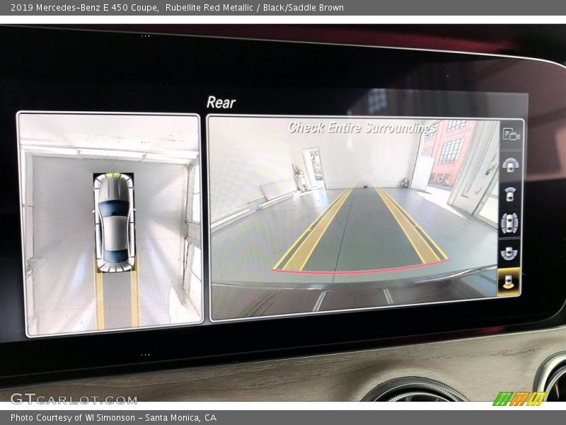 Rubellite Red Metallic / Black/Saddle Brown 2019 Mercedes-Benz E 450 Coupe