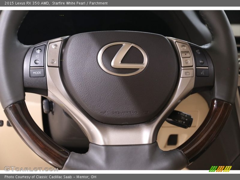 Starfire White Pearl / Parchment 2015 Lexus RX 350 AWD