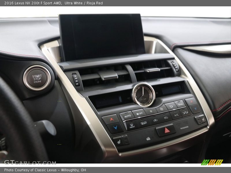 Ultra White / Rioja Red 2016 Lexus NX 200t F Sport AWD