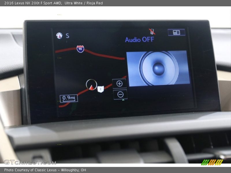 Ultra White / Rioja Red 2016 Lexus NX 200t F Sport AWD