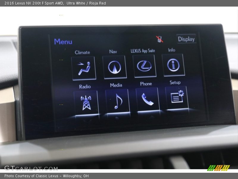 Ultra White / Rioja Red 2016 Lexus NX 200t F Sport AWD