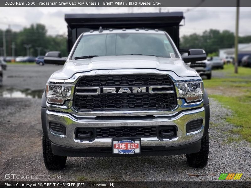 Bright White / Black/Diesel Gray 2020 Ram 5500 Tradesman Crew Cab 4x4 Chassis