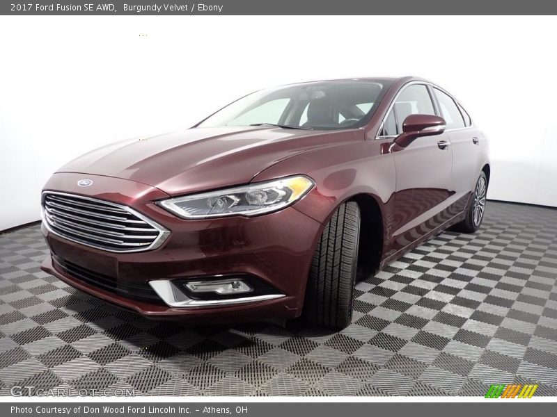 Burgundy Velvet / Ebony 2017 Ford Fusion SE AWD