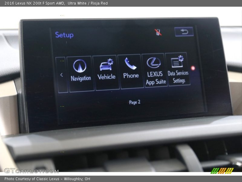 Ultra White / Rioja Red 2016 Lexus NX 200t F Sport AWD