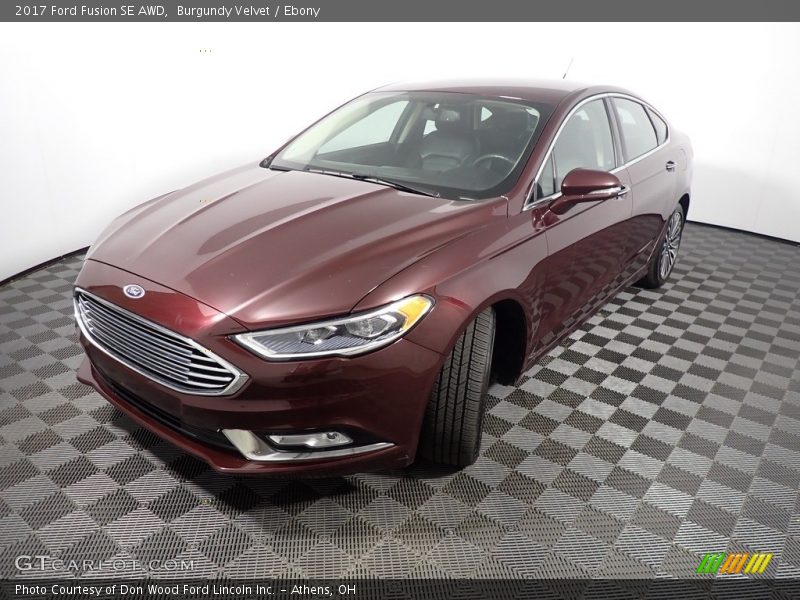 Burgundy Velvet / Ebony 2017 Ford Fusion SE AWD