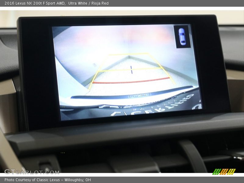 Ultra White / Rioja Red 2016 Lexus NX 200t F Sport AWD