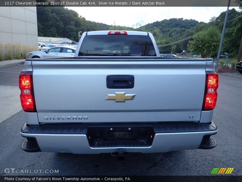 Silver Ice Metallic / Dark Ash/Jet Black 2017 Chevrolet Silverado 1500 LT Double Cab 4x4