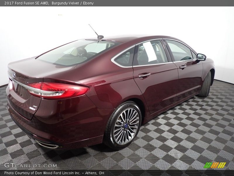 Burgundy Velvet / Ebony 2017 Ford Fusion SE AWD
