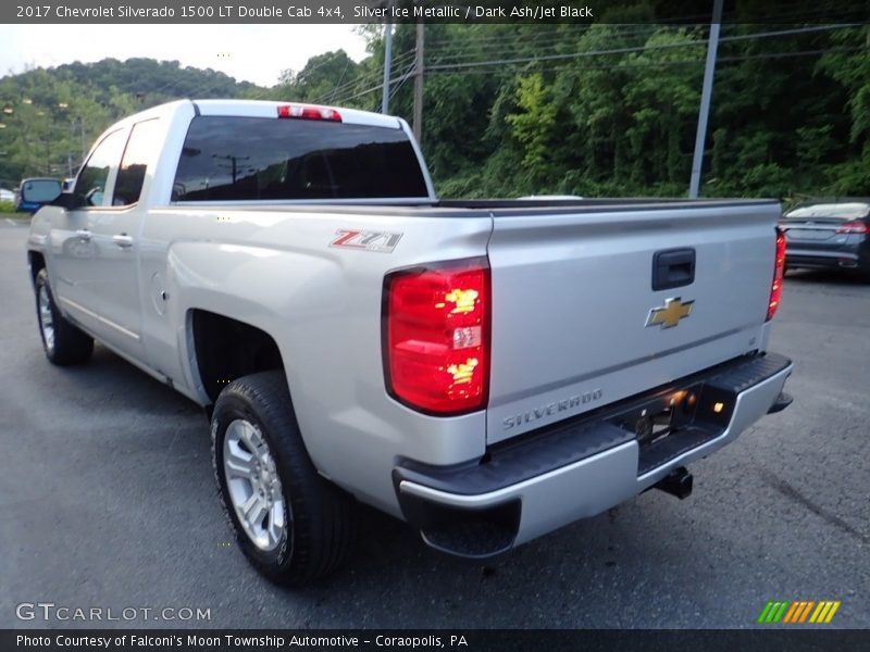 Silver Ice Metallic / Dark Ash/Jet Black 2017 Chevrolet Silverado 1500 LT Double Cab 4x4