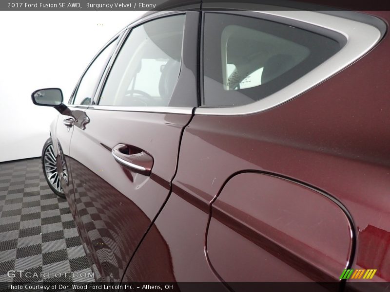 Burgundy Velvet / Ebony 2017 Ford Fusion SE AWD
