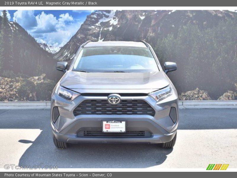 Magnetic Gray Metallic / Black 2019 Toyota RAV4 LE