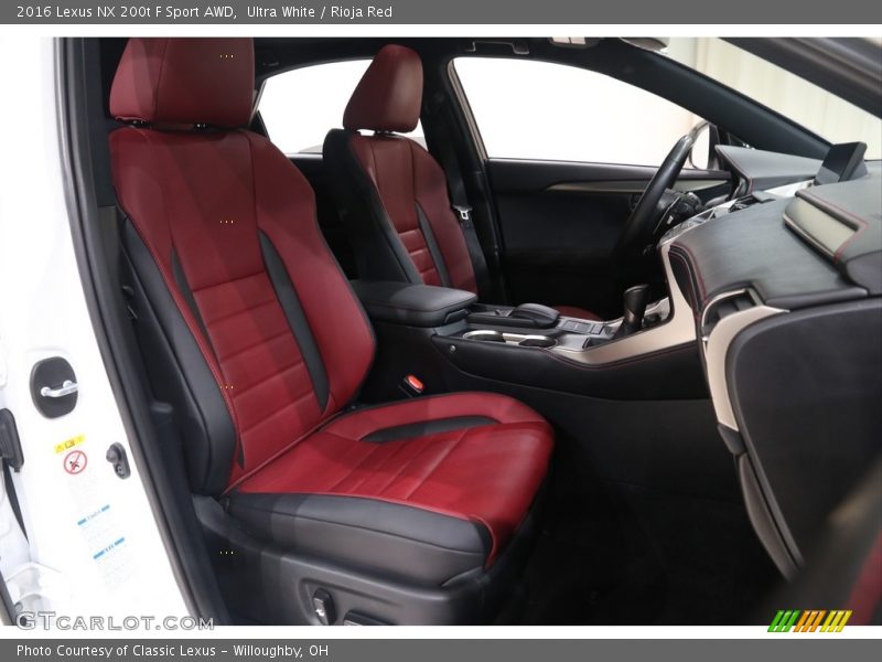 Ultra White / Rioja Red 2016 Lexus NX 200t F Sport AWD