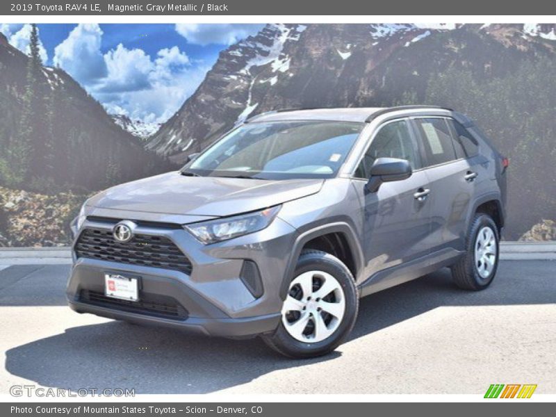 Magnetic Gray Metallic / Black 2019 Toyota RAV4 LE
