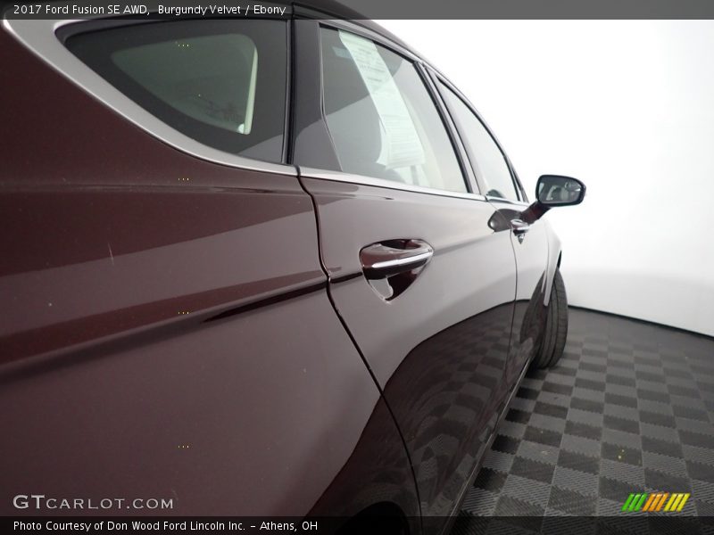 Burgundy Velvet / Ebony 2017 Ford Fusion SE AWD