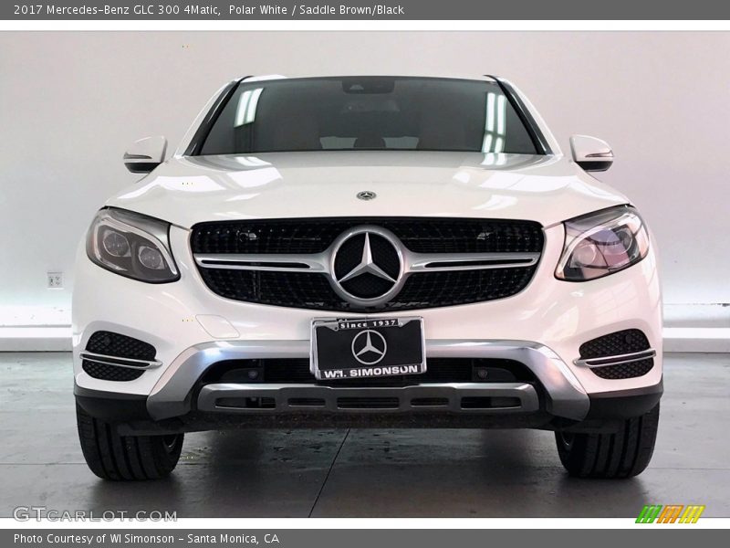 Polar White / Saddle Brown/Black 2017 Mercedes-Benz GLC 300 4Matic