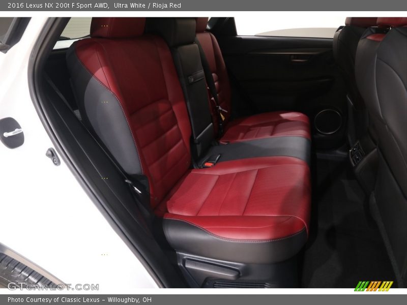 Ultra White / Rioja Red 2016 Lexus NX 200t F Sport AWD