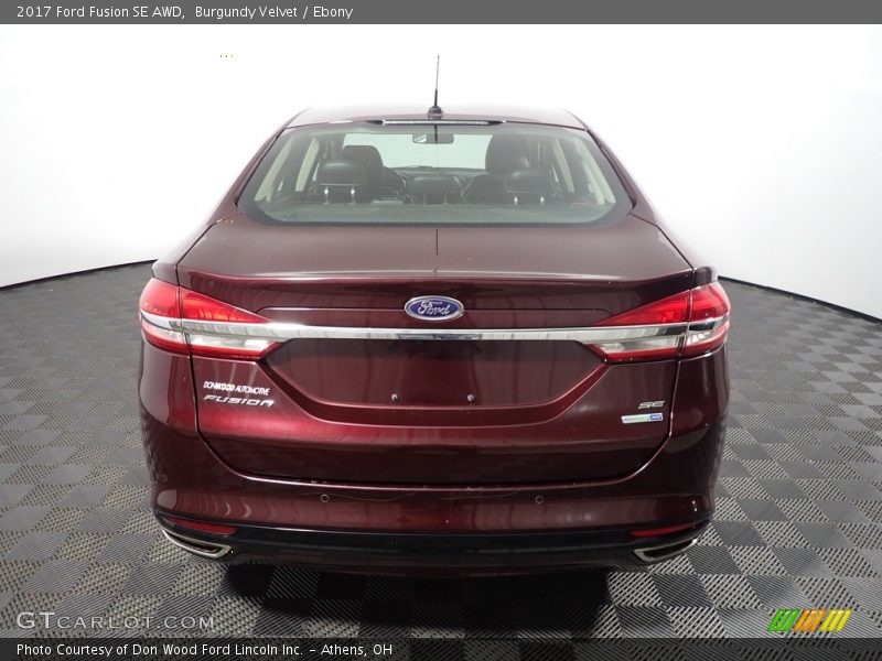 Burgundy Velvet / Ebony 2017 Ford Fusion SE AWD