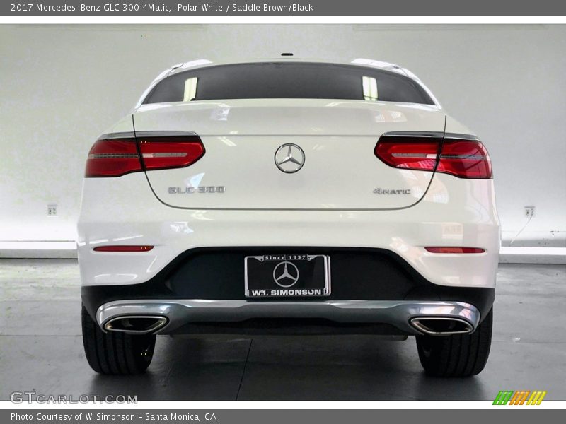 Polar White / Saddle Brown/Black 2017 Mercedes-Benz GLC 300 4Matic