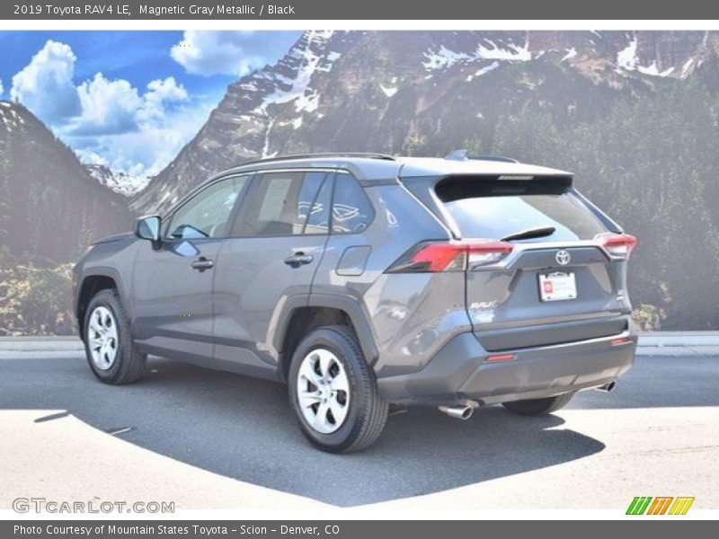 Magnetic Gray Metallic / Black 2019 Toyota RAV4 LE