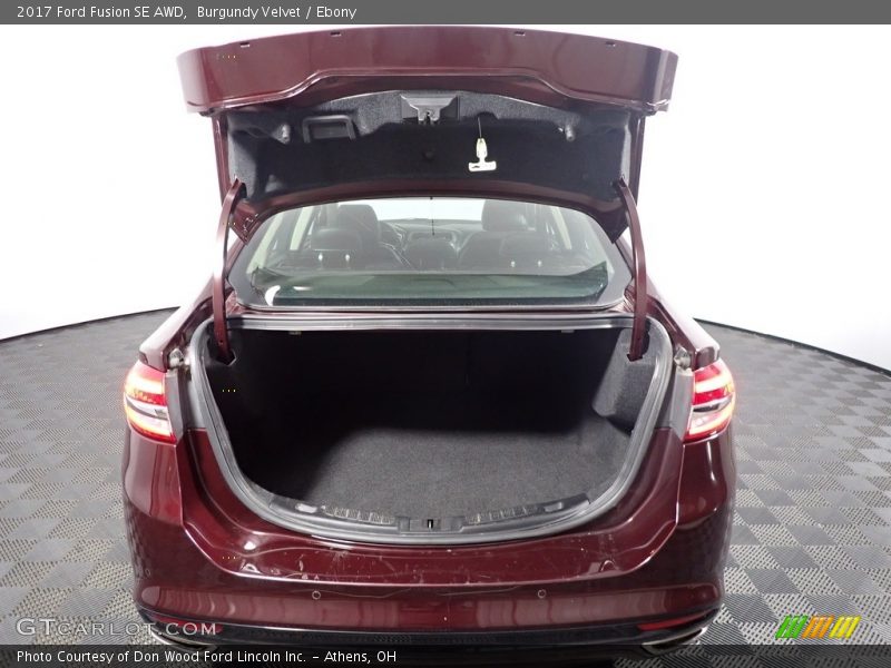 Burgundy Velvet / Ebony 2017 Ford Fusion SE AWD