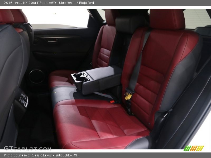 Ultra White / Rioja Red 2016 Lexus NX 200t F Sport AWD