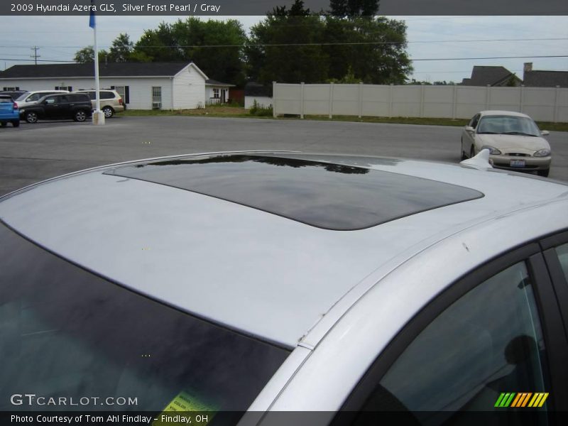 Silver Frost Pearl / Gray 2009 Hyundai Azera GLS