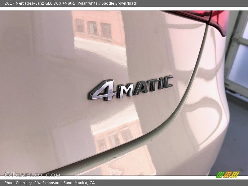 Polar White / Saddle Brown/Black 2017 Mercedes-Benz GLC 300 4Matic