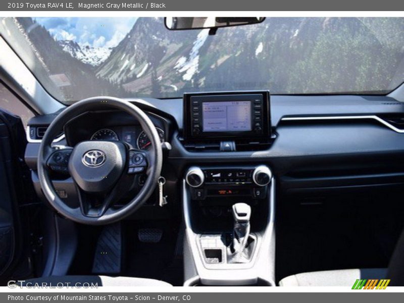 Magnetic Gray Metallic / Black 2019 Toyota RAV4 LE