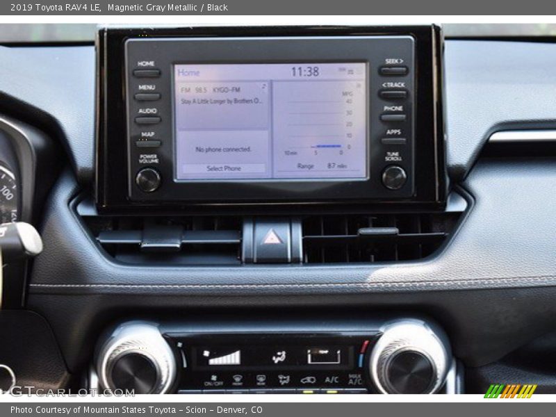 Magnetic Gray Metallic / Black 2019 Toyota RAV4 LE