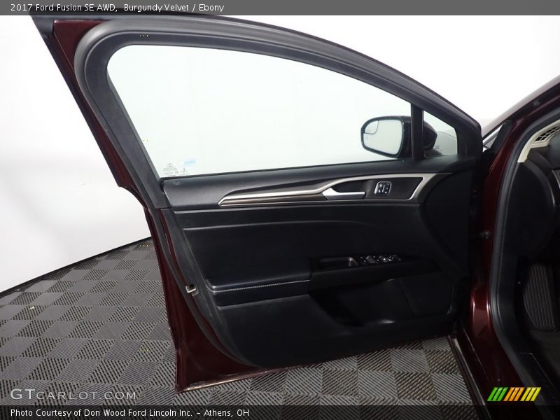 Burgundy Velvet / Ebony 2017 Ford Fusion SE AWD