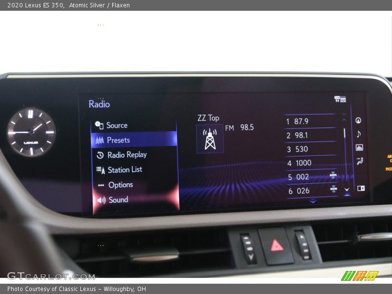 Atomic Silver / Flaxen 2020 Lexus ES 350