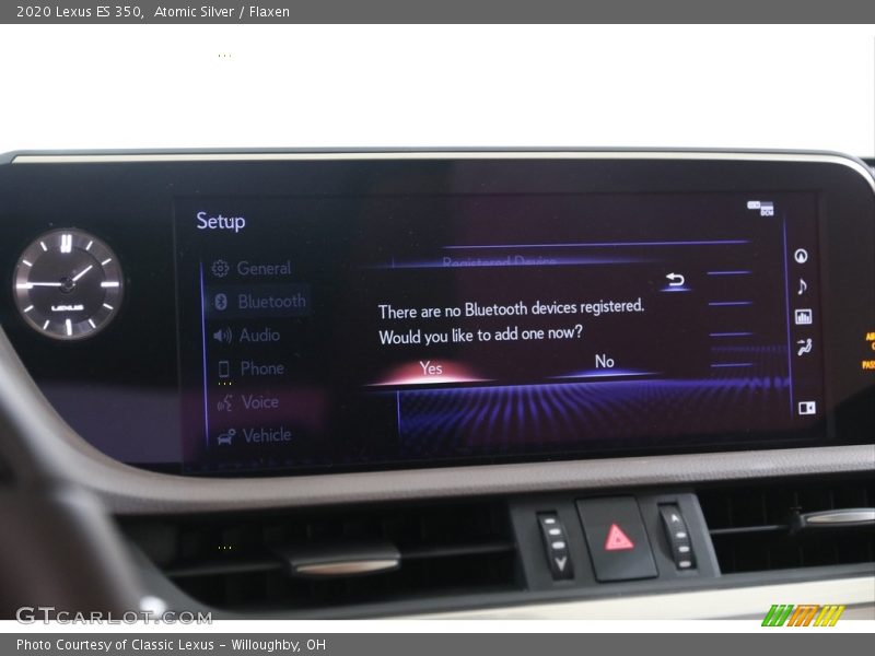 Atomic Silver / Flaxen 2020 Lexus ES 350