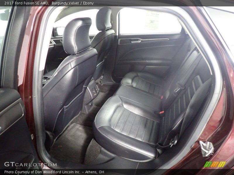 Burgundy Velvet / Ebony 2017 Ford Fusion SE AWD