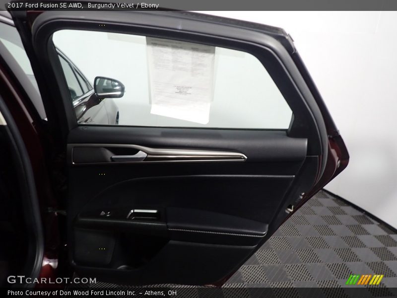 Burgundy Velvet / Ebony 2017 Ford Fusion SE AWD