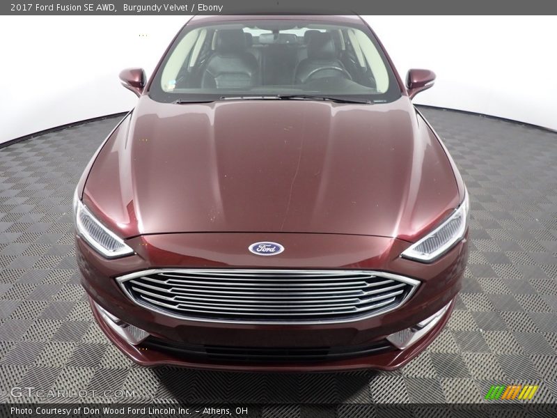 Burgundy Velvet / Ebony 2017 Ford Fusion SE AWD