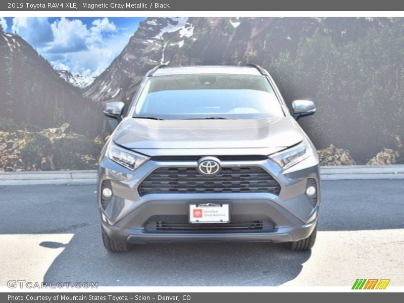 Magnetic Gray Metallic / Black 2019 Toyota RAV4 XLE