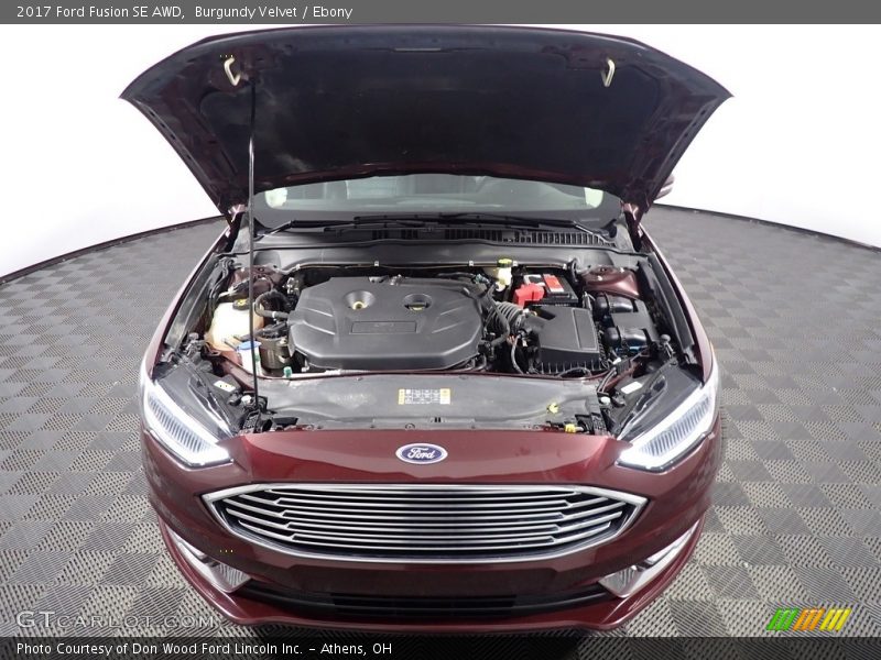 Burgundy Velvet / Ebony 2017 Ford Fusion SE AWD