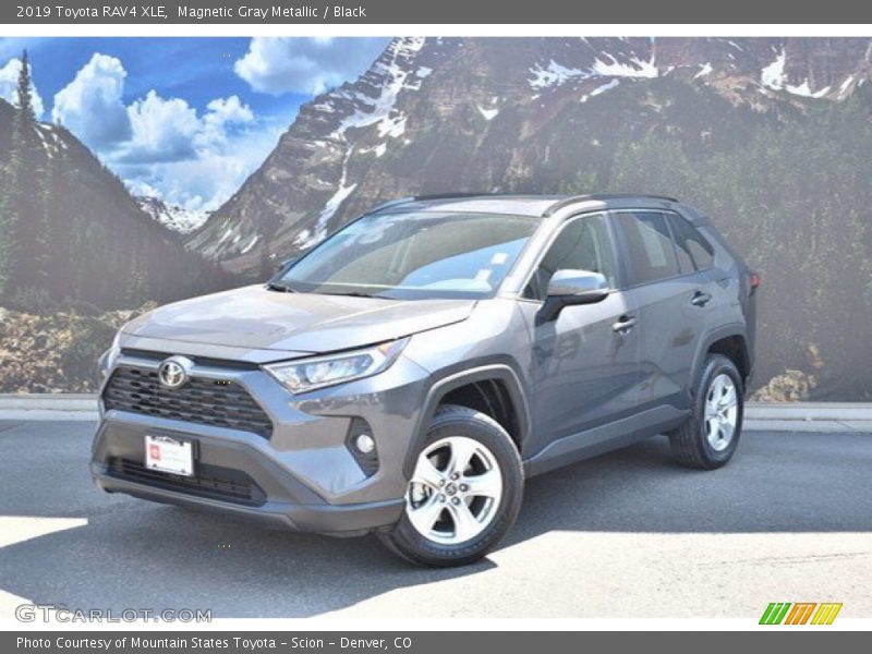 Magnetic Gray Metallic / Black 2019 Toyota RAV4 XLE