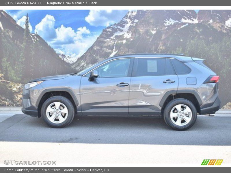 Magnetic Gray Metallic / Black 2019 Toyota RAV4 XLE