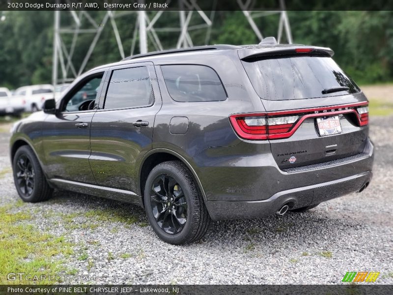 Destroyer Gray / Black 2020 Dodge Durango R/T AWD