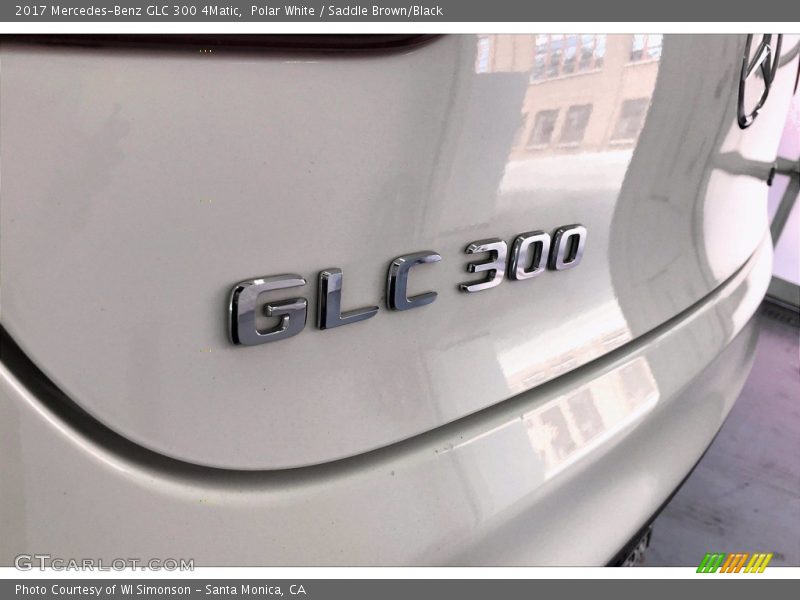Polar White / Saddle Brown/Black 2017 Mercedes-Benz GLC 300 4Matic