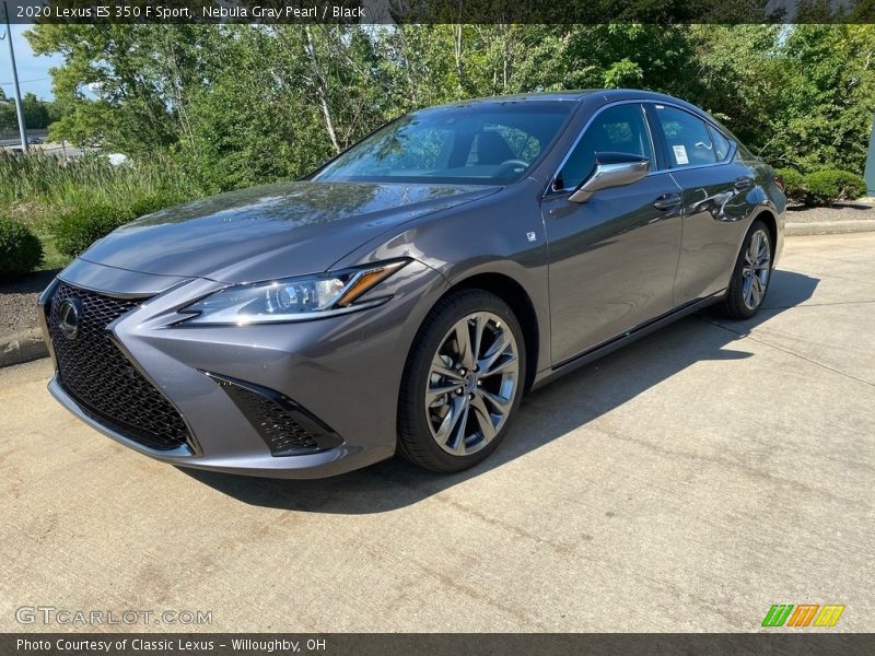 Nebula Gray Pearl / Black 2020 Lexus ES 350 F Sport