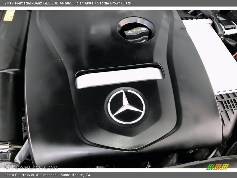 Polar White / Saddle Brown/Black 2017 Mercedes-Benz GLC 300 4Matic