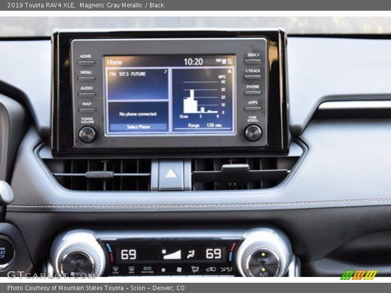 Magnetic Gray Metallic / Black 2019 Toyota RAV4 XLE