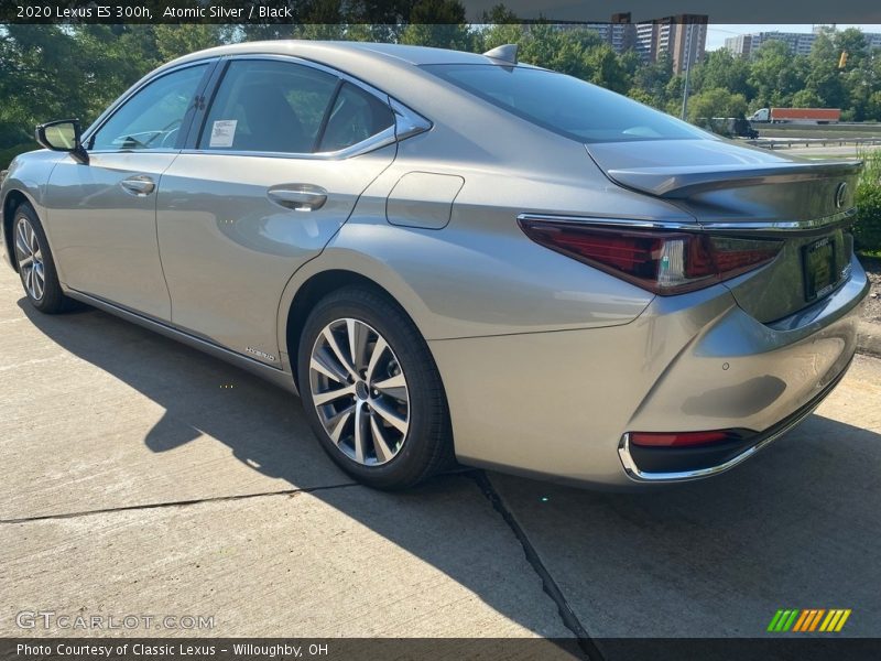 Atomic Silver / Black 2020 Lexus ES 300h