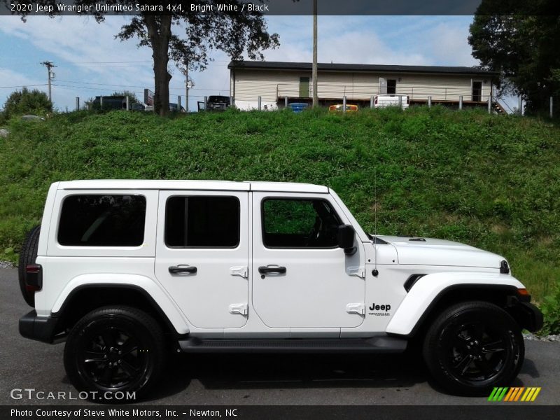 Bright White / Black 2020 Jeep Wrangler Unlimited Sahara 4x4