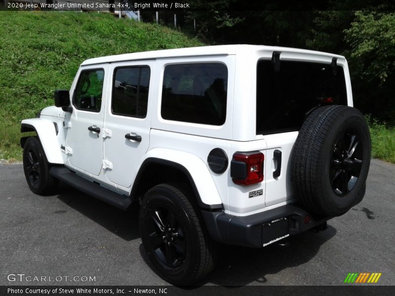Bright White / Black 2020 Jeep Wrangler Unlimited Sahara 4x4