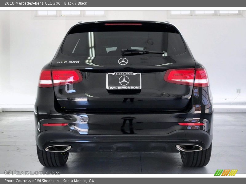 Black / Black 2018 Mercedes-Benz GLC 300